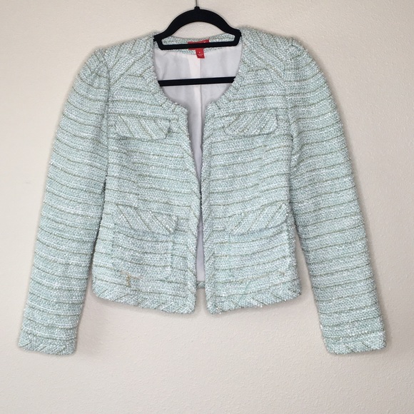 pastel tweed jacket